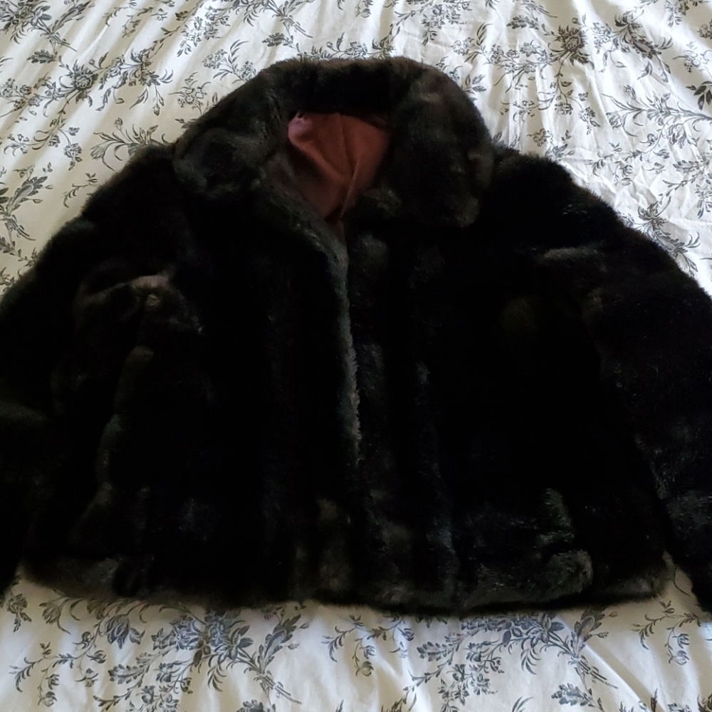 Grandella Vintage Faux Mink Coat